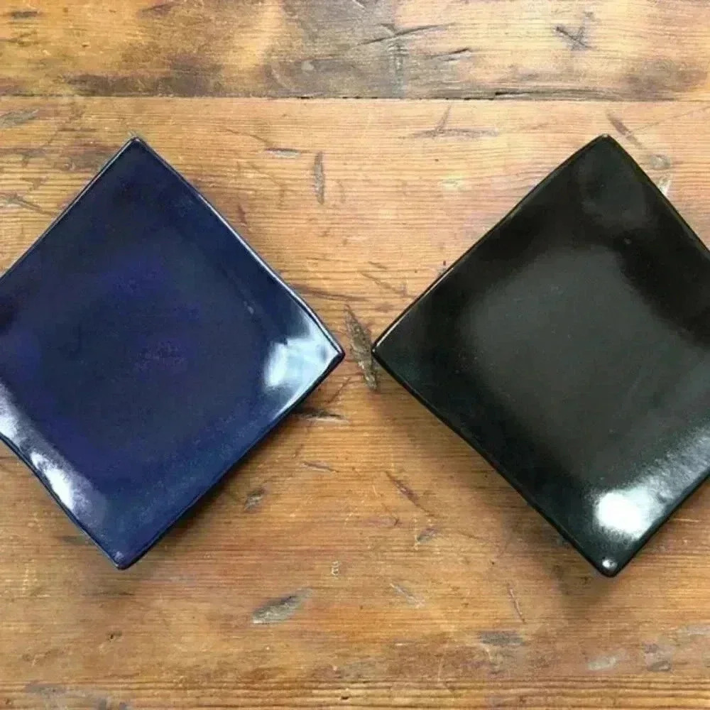 6 Handmade Ceramic Side Dish Plates 4.25"–5" - Picture 14 of 14